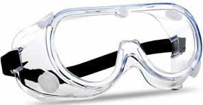 Protective safety goggles