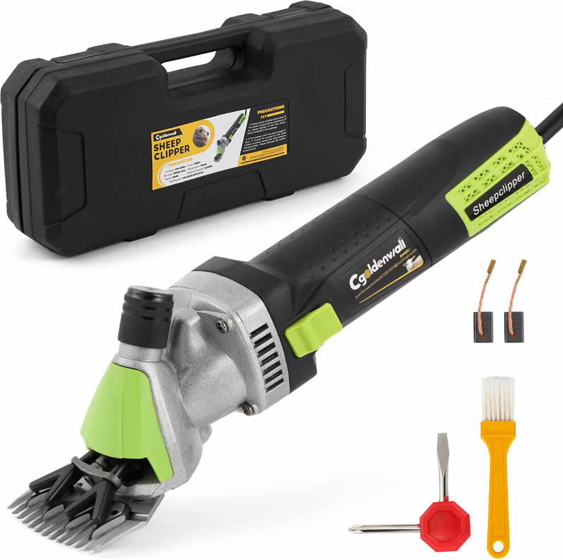 CGOLDENWALL 850W Sheep Shears Electric Sheep Clipper