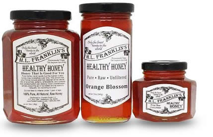 H.L. Franklin's Healthy Honey, Orange Blossom