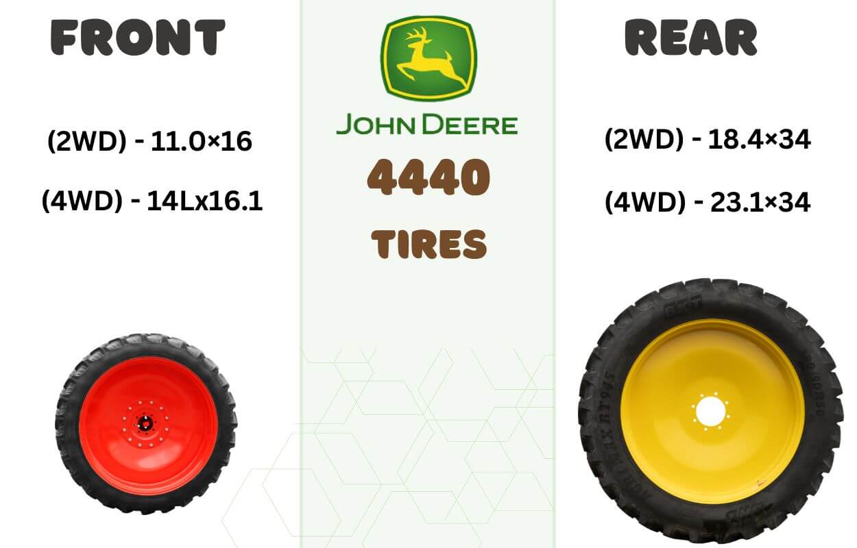 John Deere 4440 Tires