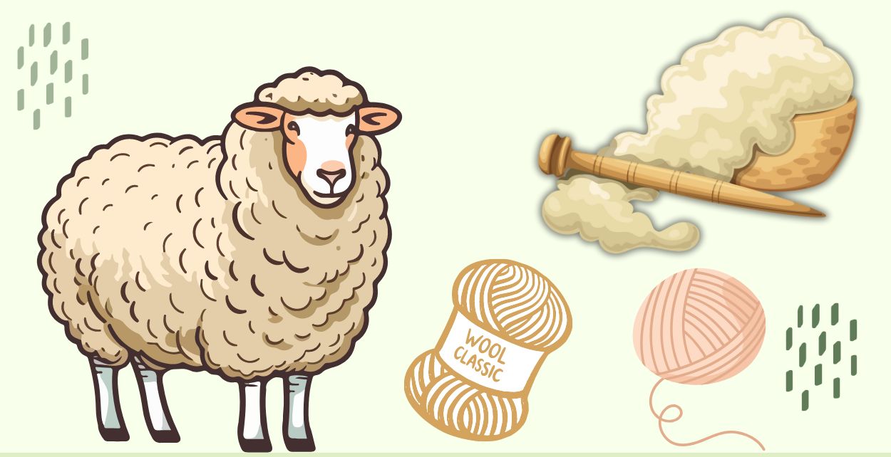 Valais Blacknose Sheep wool