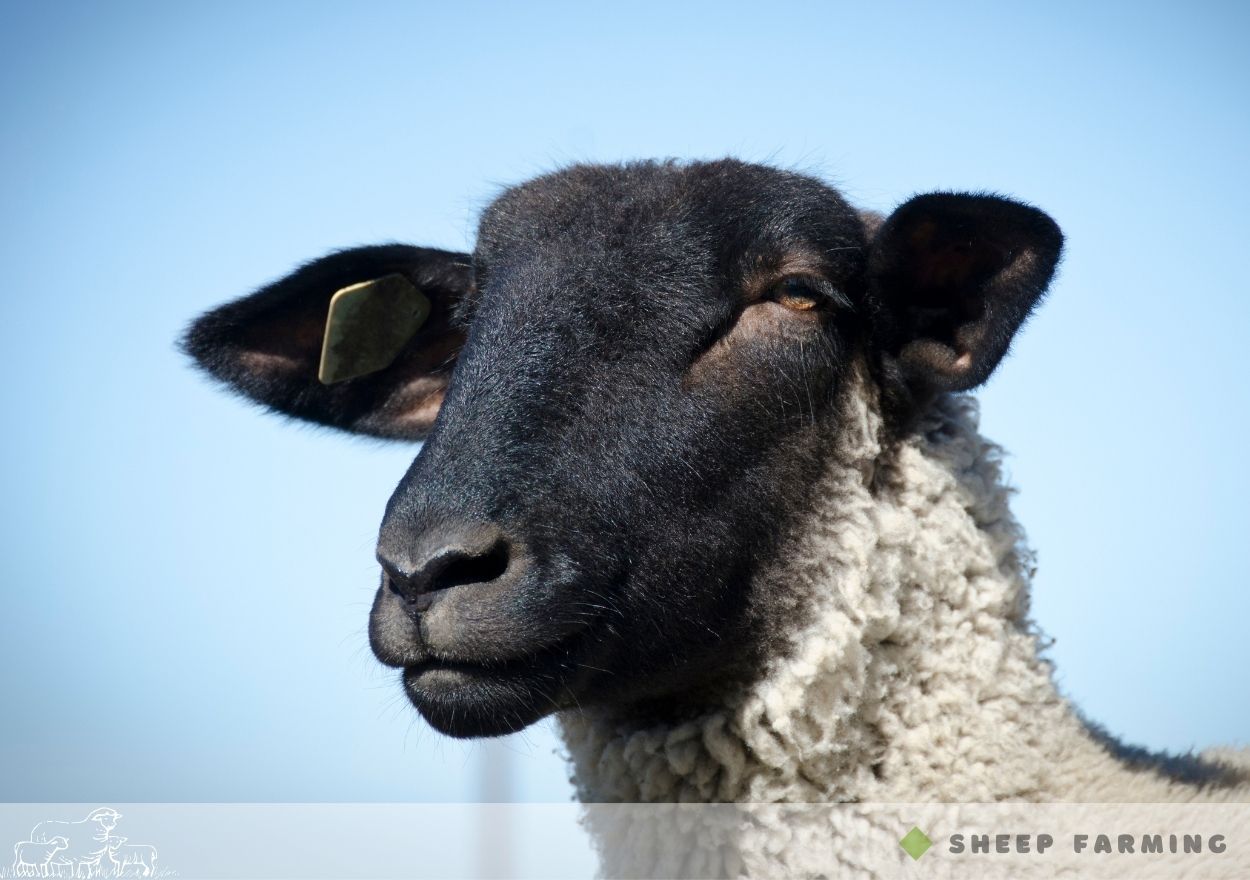 Black Head Sheep Breeds - Suffolk sheep